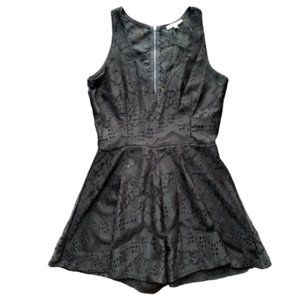 Charlotte Russe Black Lace Romper